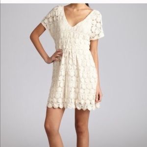 Anthropologie Willow & Clay Crochet Dress
